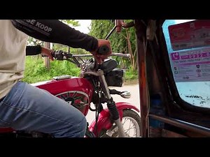 Philippines, Bulacan, tricycle ride from DLC III to SM