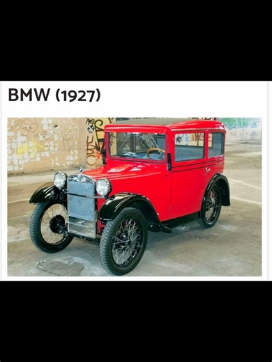 famous car companies and their first car 🚨