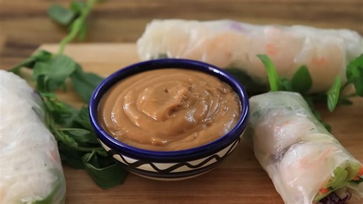 Fresh spring rolls so pretty you almost don’t want to eat them