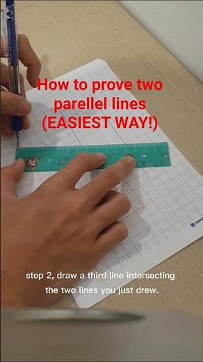 How to prove two parellel lines (EASY) | #maths #easymaths #simplemaths