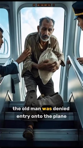 The old man was denied entry onto the plane…But the next second, everyone watching froze in shock 😳😳 Full story in the comments 👇👇 | Lovely performances