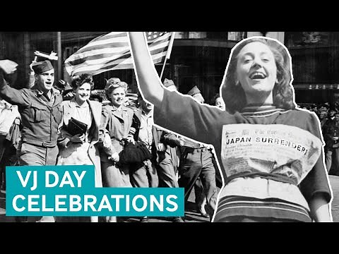 VJ Day Celebrations Footage, 1945