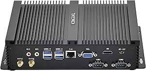 Amazon.com: KINGDEL Fanless Industrial Computer, Mini PC, core i7 8th Gen. CPU, 16GB RAM 512GB NVMe SSD, 4K: 4096x2304, HD Port, VGA, 4xUSB 3.0, 2xCOM RS232, WiFi+Bluetooth, Metal Case : Electronics
