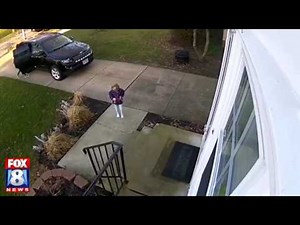 Child blown away in wind