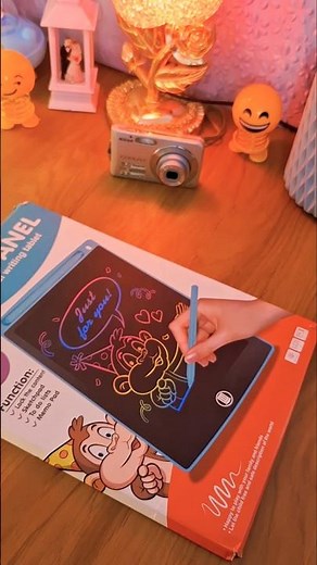 Colorful LCD Writing Tablet Unboxing ✨ | Tablet "Reusable LCD Writing Tablet" 😍 #tablet #shortvideo