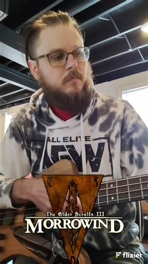 Andy jams out the Elder Scrolls III Morrowind theme song on bass #morrowind #bethesda #videogames #bassplayers #bassguitar | The New Models | Facebook