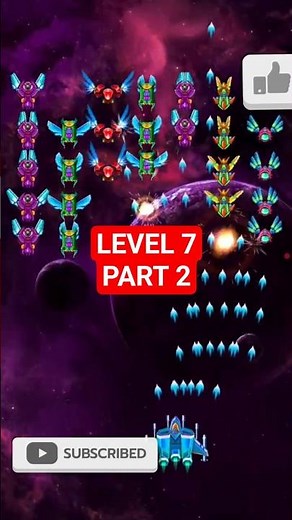 Alian Shooter 👽🔥 🎮|| level 7 part 2 #gameplay #gaming #games #verticalshooter #gamelevel