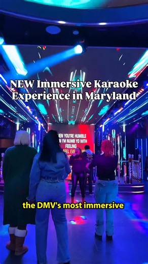 DC Spot 📍 Washington DC on Instagram: "🎤 National Harbor just got the DMV’s most immersive karaoke experience. @livekkaraoke just opened with 24 private rooms featuring LED walls that dance to your music, motion-responsive projections, and some rooms even have water views of the Ferris wheel. What’s included: 🎵 State-of-the-art karaoke systems with massive song libraries 💡 Music-synced intelligent lighting you control 🎬 Interactive LED walls 🎤 Two microphones per room 🌊 Select rooms with