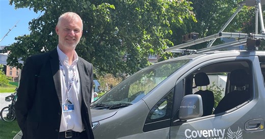 Self-driving car tours the streets of Coventry
