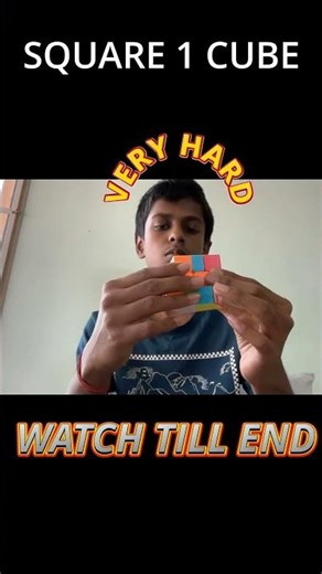 SQUARE 1 CUBE SOLVED | Shape changing puzzle | Difficult puzzle