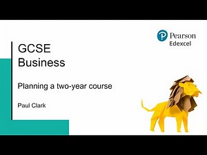 GCSE Business: Planning for a Two-Year Course and Developing Skills