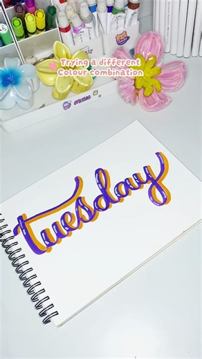 Cute calligraphy lettering tutorial #handwriting #calligraphytutorial #calligraphy #lettering #short