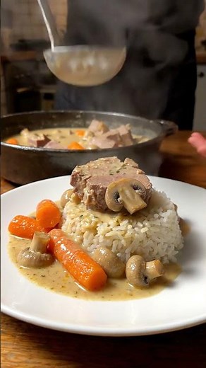 Blanquette de veau facile recette traditionnelle à l'ancienne