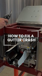 Machine crash? Don’t panic, do this! ☝️ #guttermachine #gutters #gutterinstallation #gutterservices #gutterguards #aluminum #eavestrough #fyp #contractorlife #contractorservices #contractorsofinsta #construction #homeexterior #machineoperator #kwm #trough #didyouknow | Buchner Manufacturing Inc. | Facebook