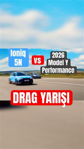 DRAG RACE: Ioniq 5N vs 2026 Model Y Performance