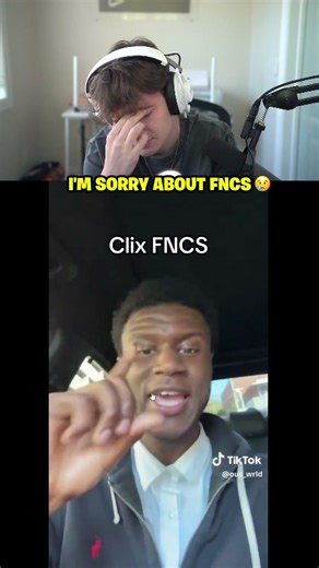 I'm sorry about FNCS 😢