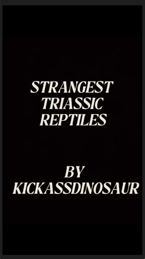 @kickassdinosaur on Instagram: "Shringasaurus A horned, herbivorous reptile that resembled a prehistoric bull, showing unusual features for a Triassic archosauromorph. Henodus Had a flat, armored body and a beak-like mouth for filter-feeding, showing striking convergent evolution with modern turtles. Erythrosuchus Had a massive, deep skull nearly a third the length of its body, making it one of the most fearsome predators of its time. Sharovipteryx Glided through the air using wing-like membrane