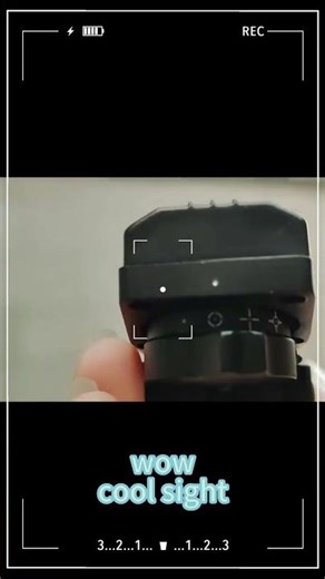 Wow cool sight #sight #gun #rifle #reflex #shooting