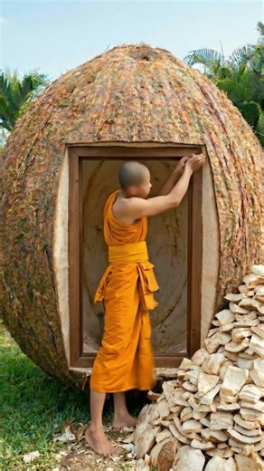 Tempe In Coconut 🥥🌴#ai #building #foryou #fyp #Buddha #Youtube #Shorts
