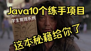 从零到一：10个Java练手项目带你通关（含超详细代码讲解和数据库设计）新手也能看懂！练完即可就业，从入门到进阶，基础到框架，可用做毕设、Java作业