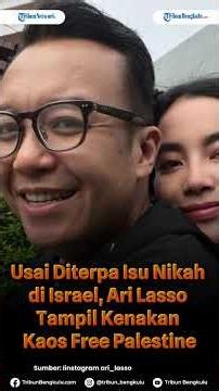After Being Hit by Rumors of Getting Married in Israel, Ari Lasso Appears Wearing a Free Palestin...