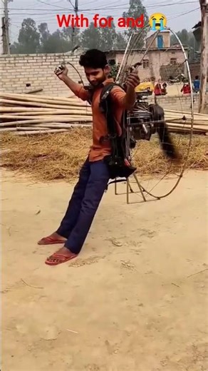 Paramotor thrust test | homemade backpack |paramotoring ppg | best Paramotor😭 #paramotor #shorts