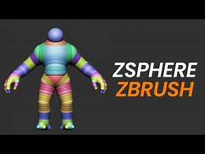 ZSphere for Blocking the Character in ZBrush