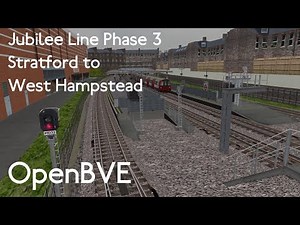 OpenBVE - Stratford to West Hampstead (Jubilee Line Phase 3)