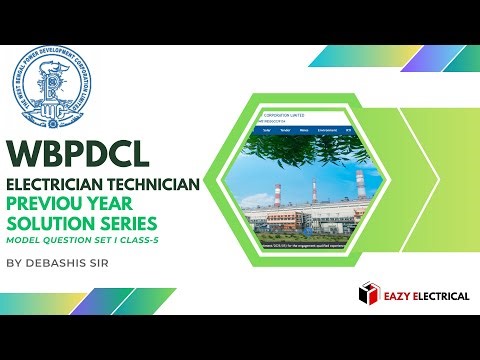 Operator Electrician Previous Year Solution Series I Class-5 I WBPDCL Recruitment 2025