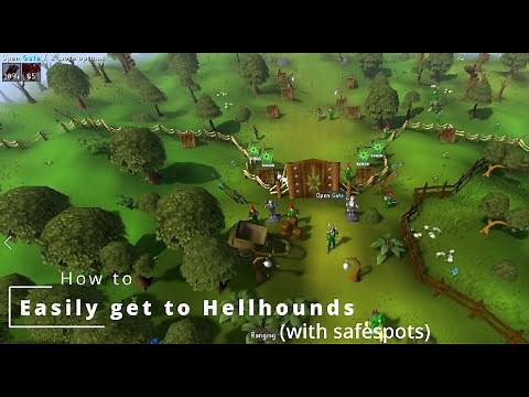 How To Get To Hellhounds (with safe spots) OSRS