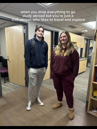 just be chill and study abroad 🩷 #mnsumankato #studyabroad