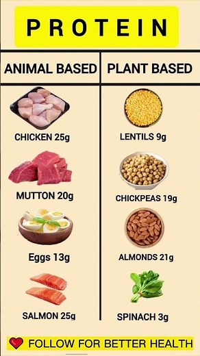 Protein Sources: Animal vs Plant | Which is Better for You? #healthyeating #healthylifestyle