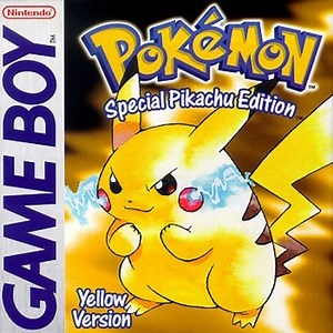 Original Gameboy Pokemon Yellow Pikachu Edition