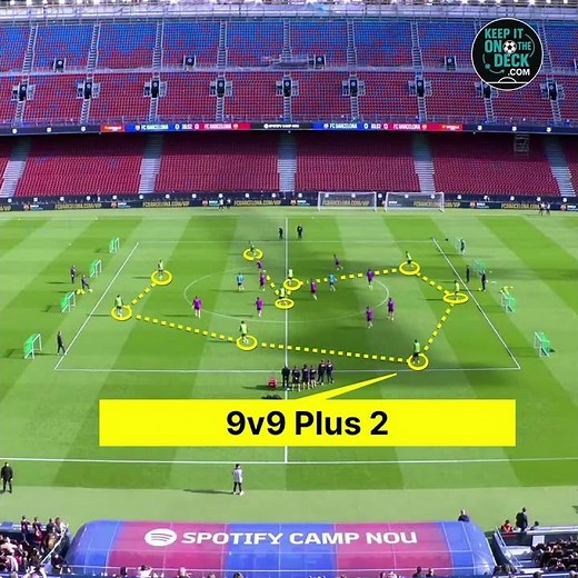 🔵🔴 FC Barcelona 9v9 + 2 Setup
