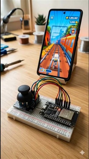 I Made a Subway Surfers Gamepad with ONE ESP32! 🕹️