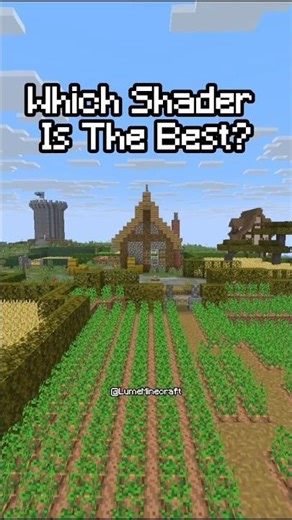The BEST Shaders in Minecraft #minecraft #gaming #shorts