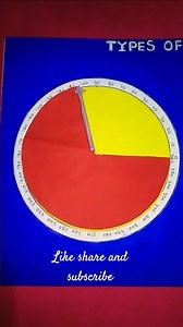 DIY | types of angles | maths working model | school project | #maths