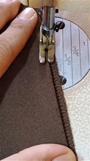 Blind Hem using a Sewing Machine #shorts #sewing #hemming