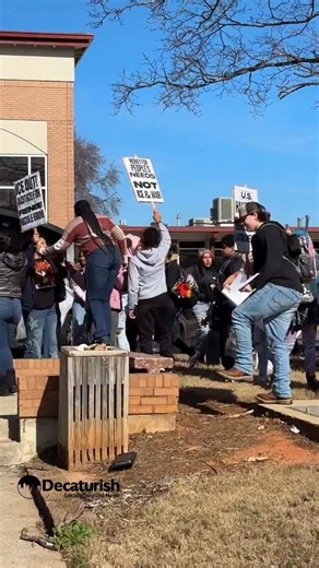 Students walked out of Towers High school to protest ICE and stand in solidarity with the immigrant and LGBTQ communities. About 75-100 students peacefully rallied in front of the school and marched down Brookcrest Circle in front of the school chanting. The demonstration lasted about 25 minutes without incident and students went back inside. More information will be available on Decaturish.com. | Decaturish.com