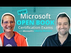 Open Book Microsoft Certification Exams | Interview with Microsoft's Liberty Munson