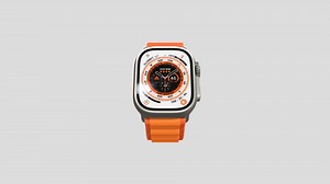 Apple Watch Ultra - Orange - Download Free 3D model by alboxer2000_