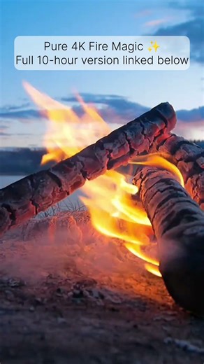 Calming Campfire ASMR. #asmr #sunset #campfire #aesthetic #nature #relaxing