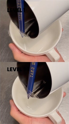 Latte Art Tutorial: Pull Through #shorts #latteart #tutorial #tips