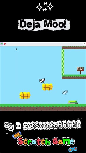Deja Moo Scratch Game Made by - catScratchhhhh, puzzle game very interesting game.