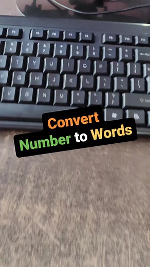 1.3K views · 26 reactions | Convert number to words in MS Word ll Computer tips #Microsoft #microsoftWord #msoffice #msofficetricks #knowledge #generalknowledge #technology #NewsUpdate #todayupdate #computers #computerscience #computertricks #computertips #science #technews | Informatic World - GK | Facebook