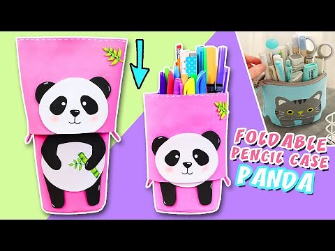 Pencil Case Foldable - How to make a Cute Pencil Case | aPasos Crafts DIY