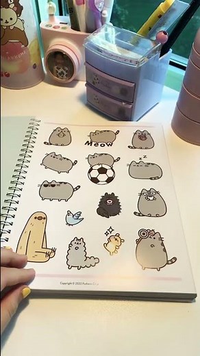 Unboxing My New Pusheen The Cat Planner!! # Shorts # cute ✨