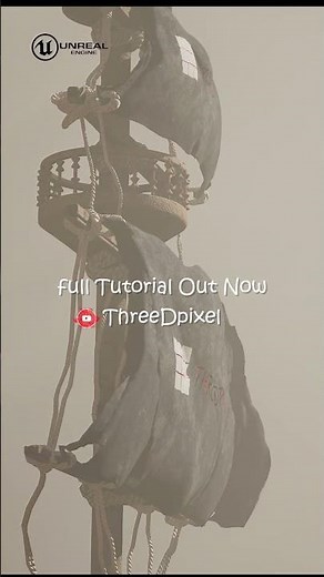 Unreal Engine 5 Cloth Animation Tutorial: Wind Physics & Substance Textures