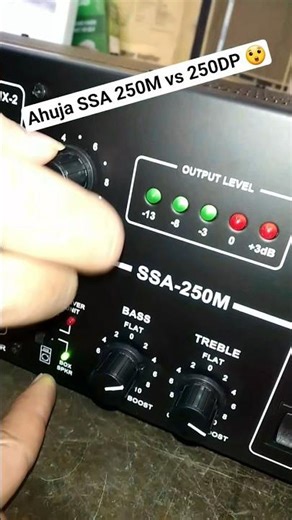 Ahuja SSA 250DP vs SSA 250M #amplifier #unbox #sound #testing #opening #compare