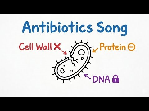 The Antibiotics Song 🎵 🎧